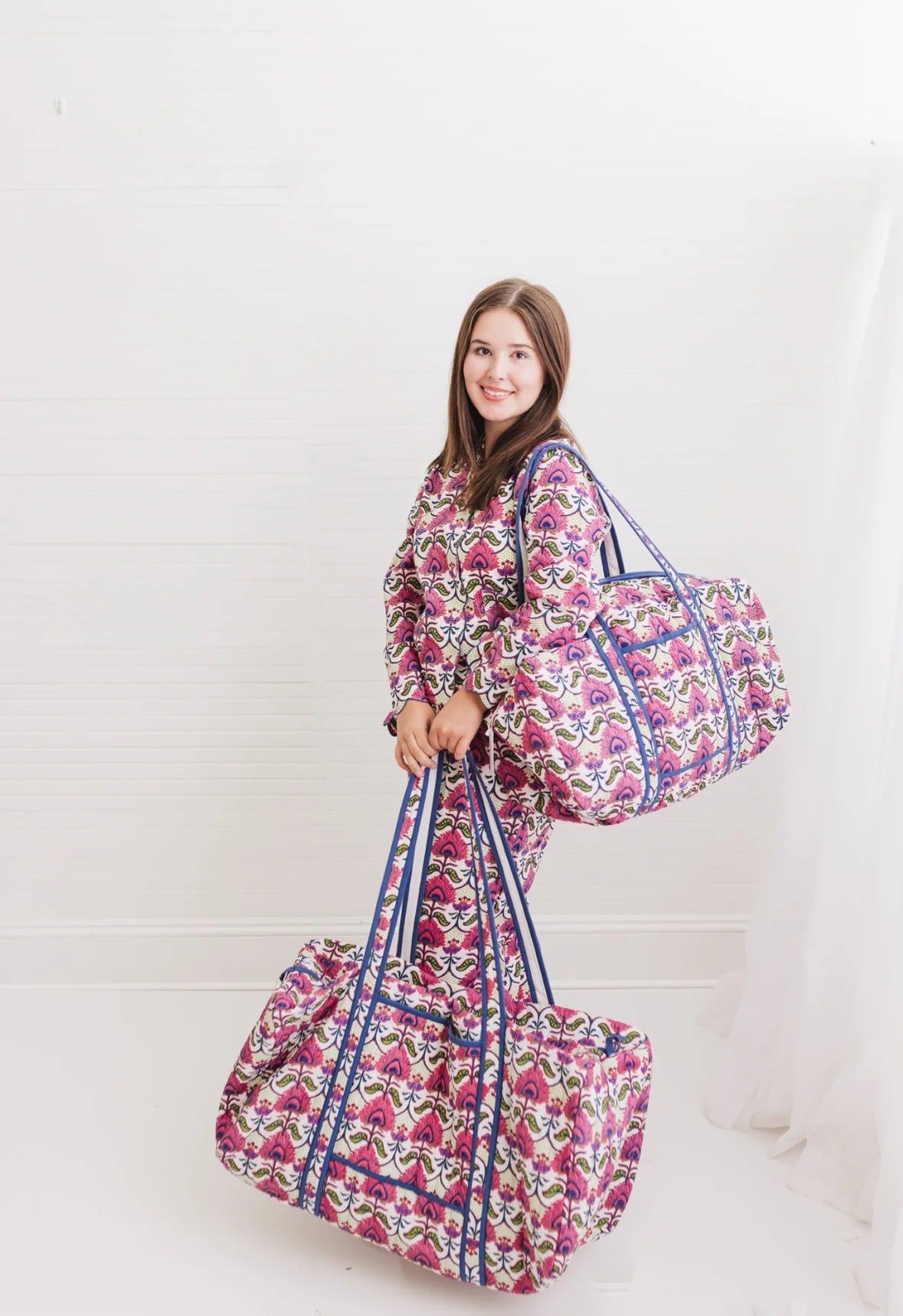 Primrose Luxe Large Quilted Duffle Bag