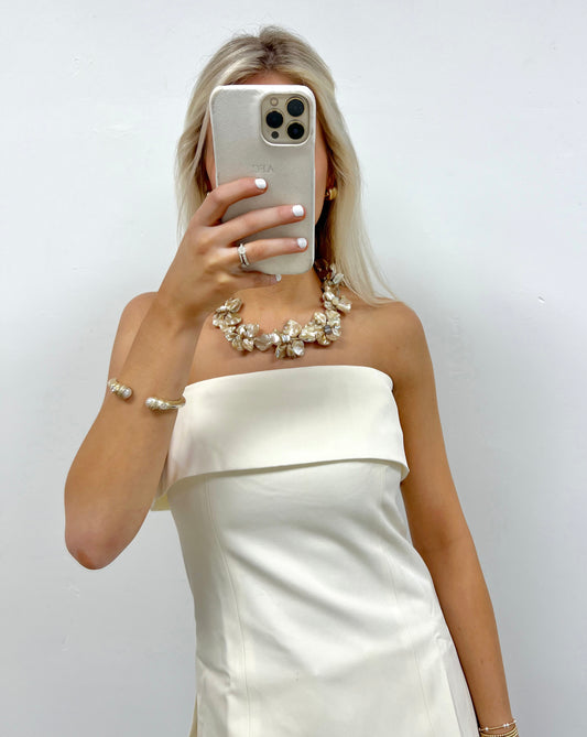 Cora Flower Seashell Necklace