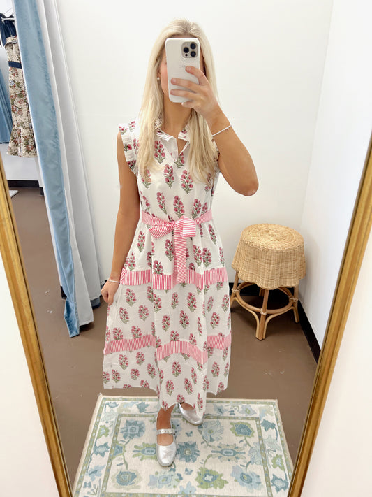 Morning Glory Ruffle Resort Dress