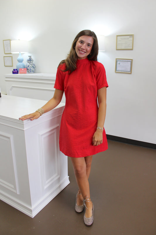 Gia Silk Tie Dress