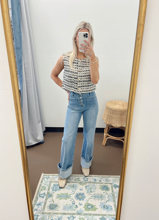 Adley Cuffed Jeans