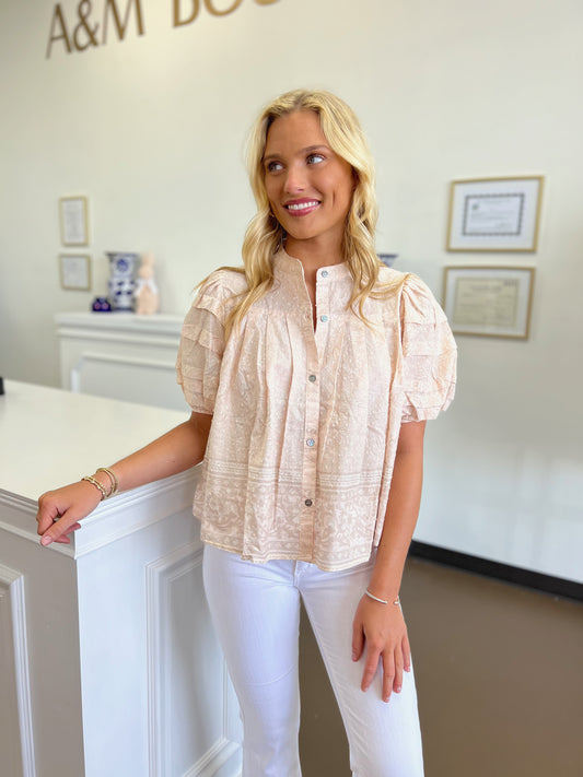 Sarai Button Down Top