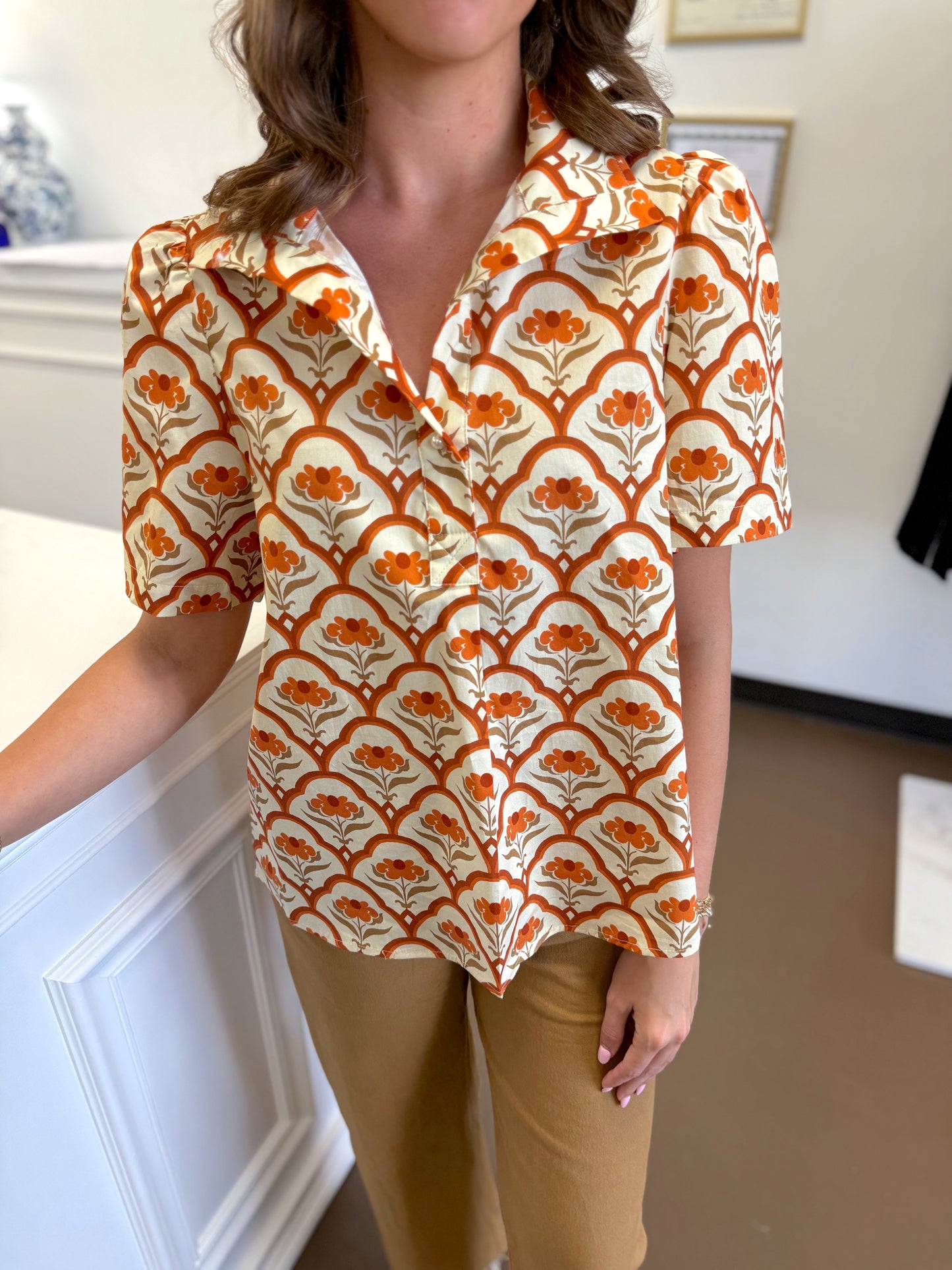 Becca Floral Pattern Top