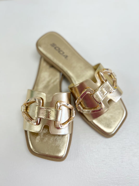 Lovely Gold Sandals
