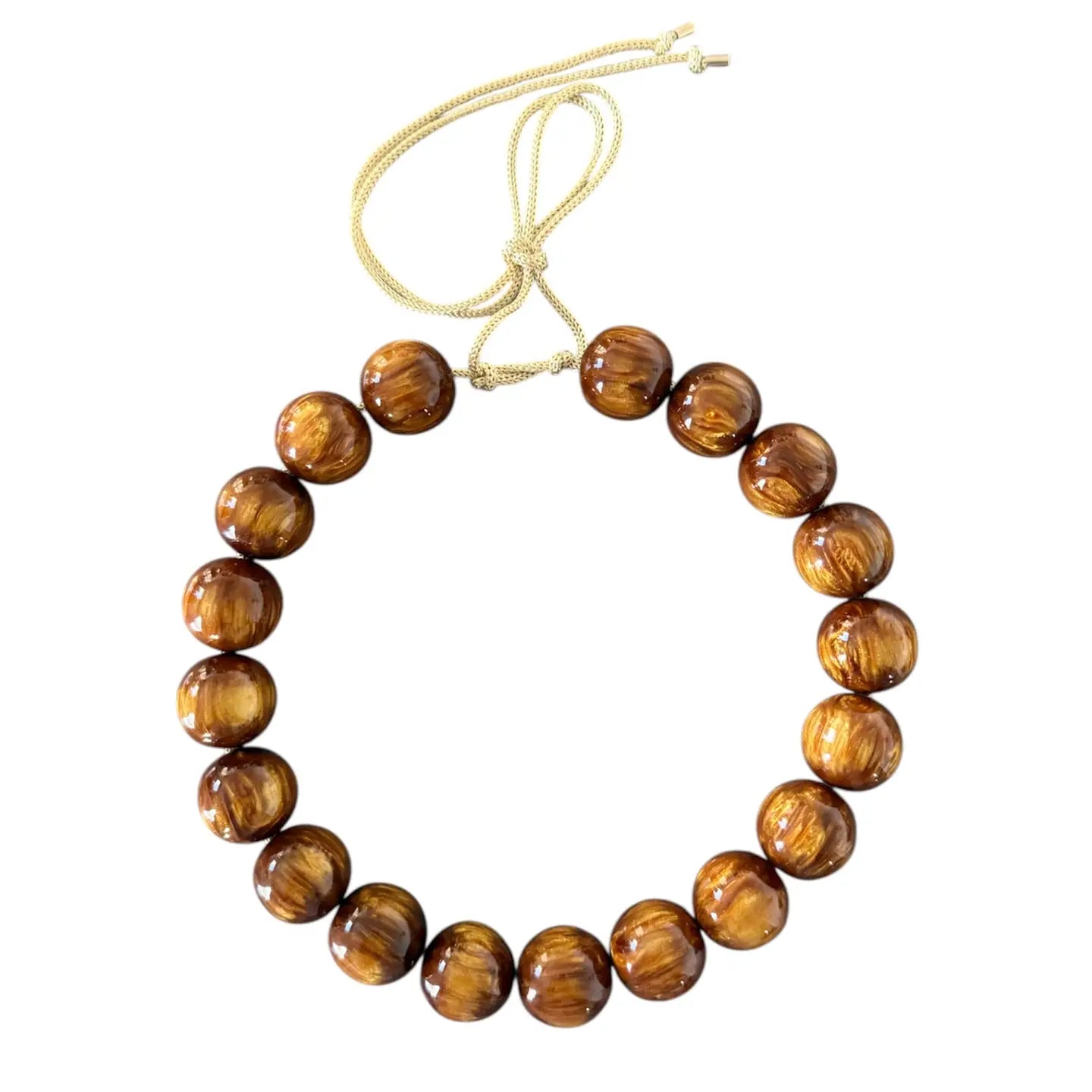 Maple Chunky Beaded Necklace
