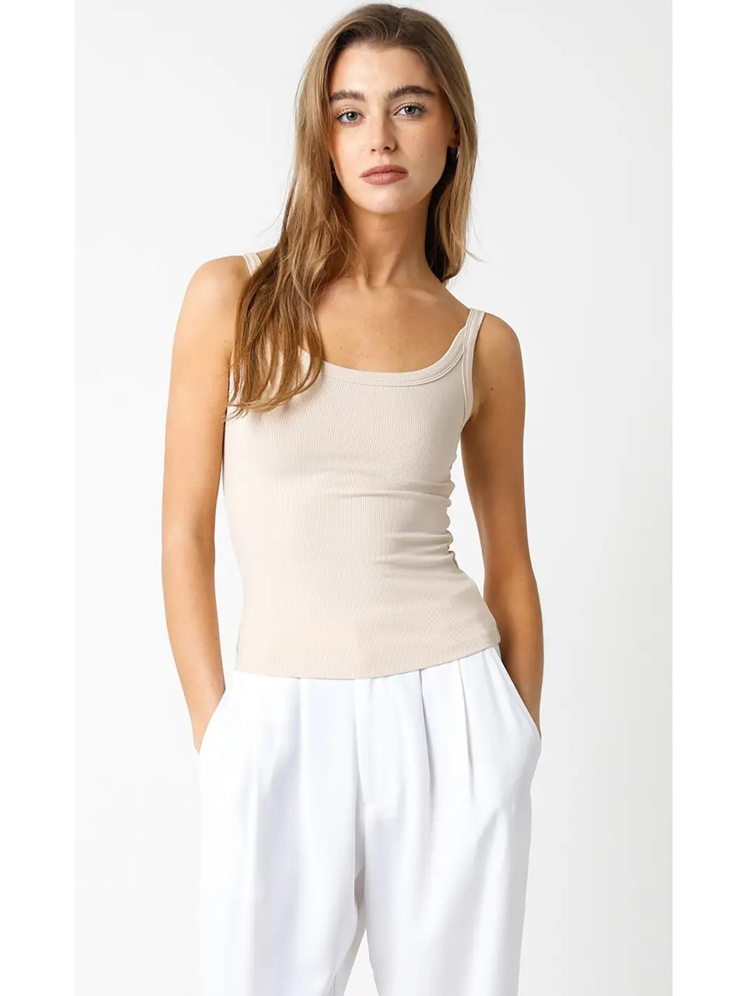 Amy Ribbed Tank Top