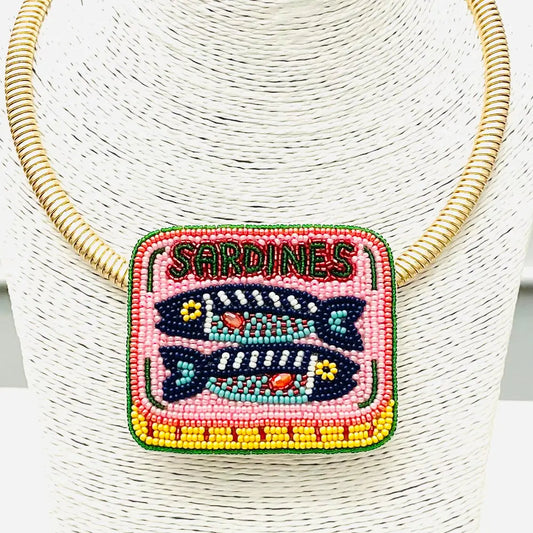 Sardine Can Necklace