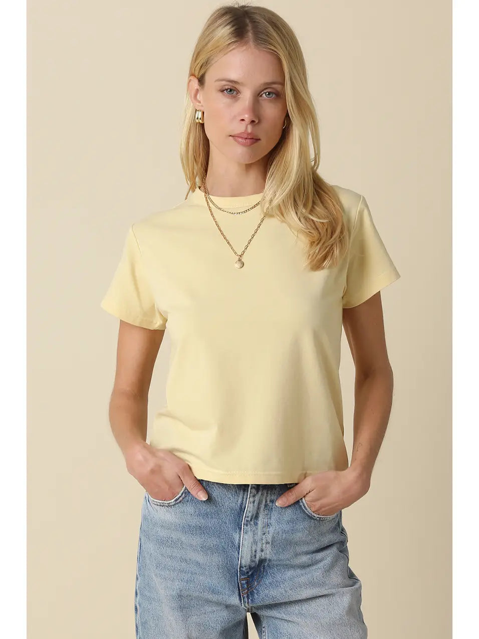 Maia Classic Crewneck Top