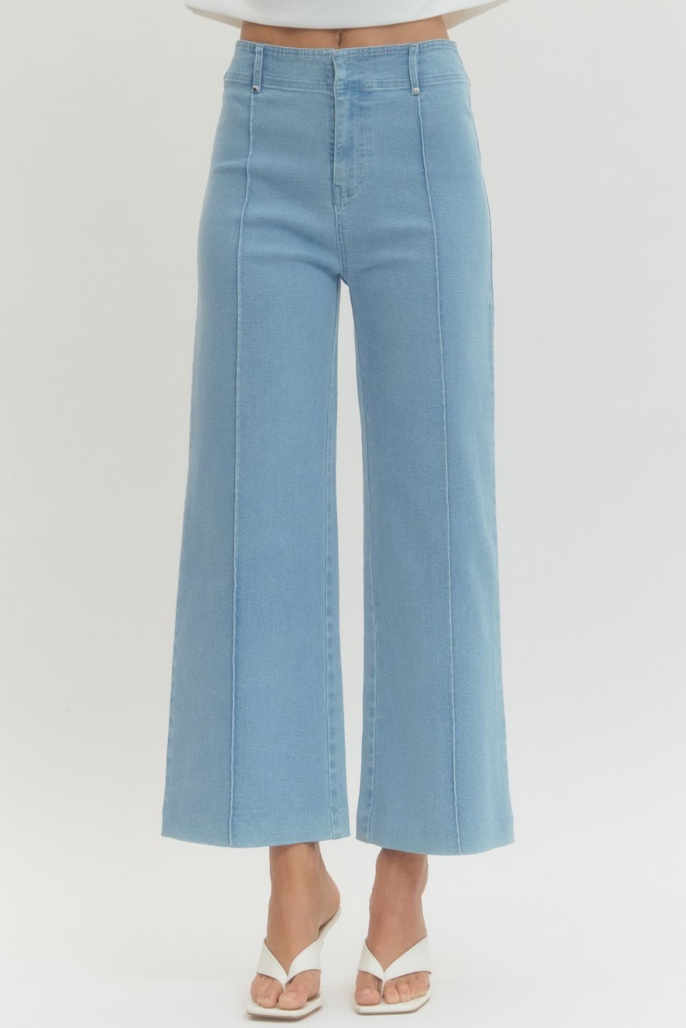 Tansy Solid Wide Leg Pants