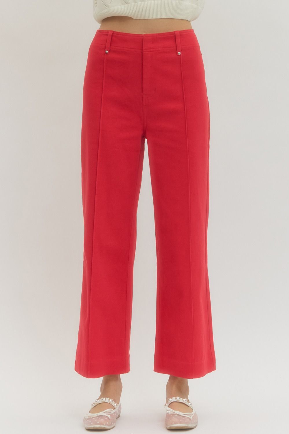 Tansy Solid Wide Leg Pants
