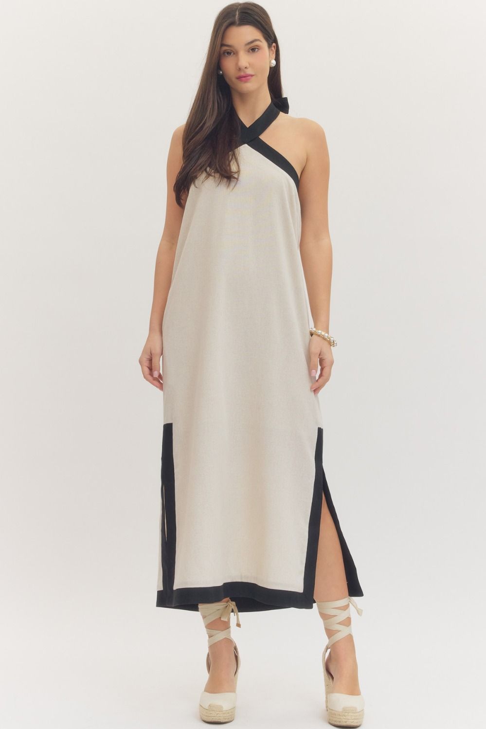 Daphne Halter Midi Dress