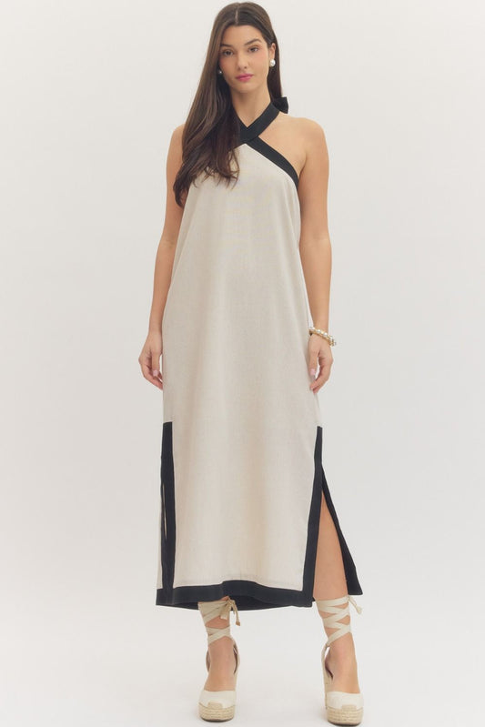 Daphne Halter Midi Dress
