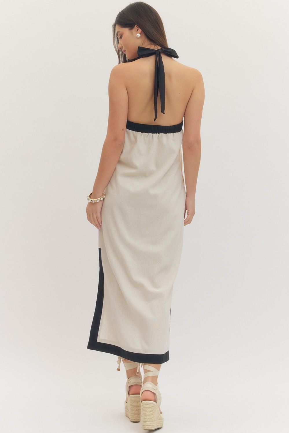 Daphne Halter Midi Dress