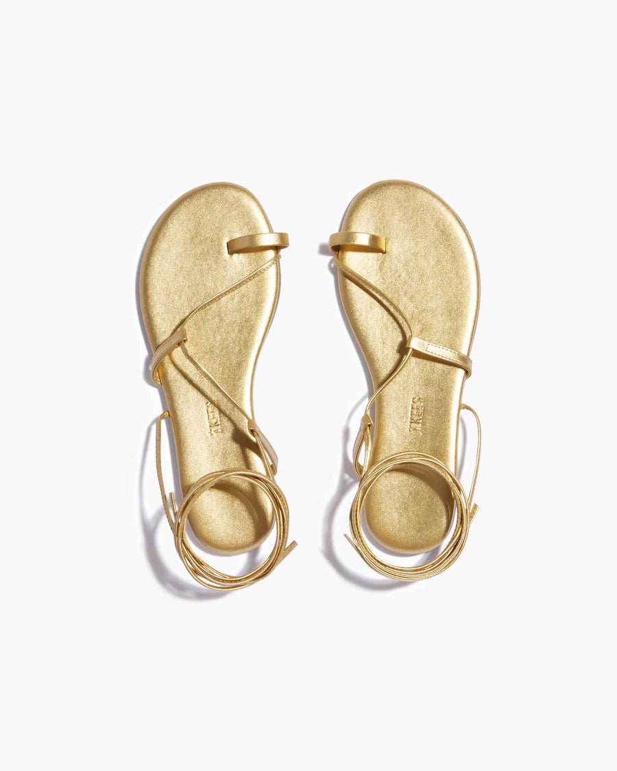 Jo Metallics Leather Sandals